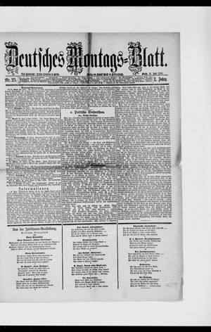Berliner Tageblatt und Handels-Zeitung vom 21.06.1886