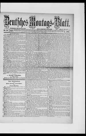 Berliner Tageblatt und Handels-Zeitung vom 12.07.1886