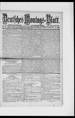 Berliner Tageblatt und Handels-Zeitung vom 15.11.1886