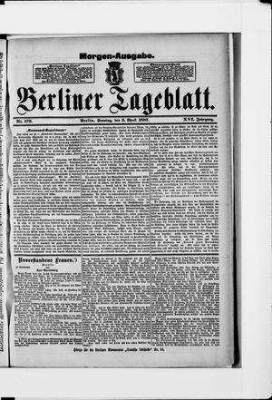 Berliner Tageblatt und Handels-Zeitung vom 03.04.1887