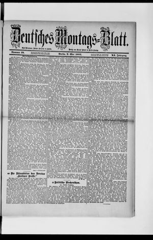 Berliner Tageblatt und Handels-Zeitung vom 02.05.1887
