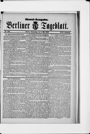 Berliner Tageblatt und Handels-Zeitung vom 05.05.1887