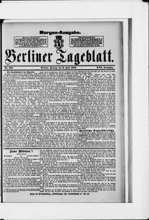 Berliner Tageblatt und Handels-Zeitung on Jun 3, 1887