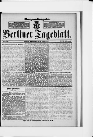 Berliner Tageblatt und Handels-Zeitung vom 09.06.1887