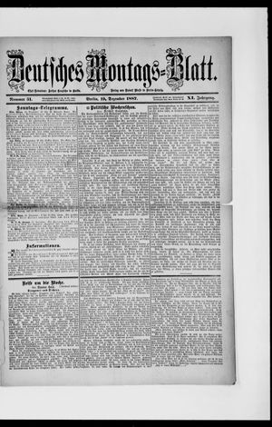 Berliner Tageblatt und Handels-Zeitung vom 19.12.1887