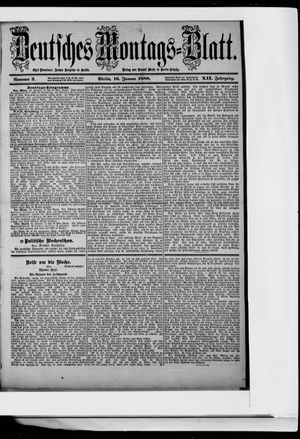 Berliner Tageblatt und Handels-Zeitung vom 16.01.1888