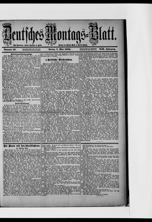 Berliner Tageblatt und Handels-Zeitung on May 7, 1888
