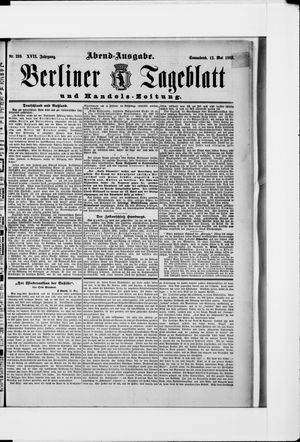 Berliner Tageblatt und Handels-Zeitung vom 12.05.1888