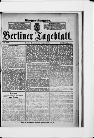 Berliner Tageblatt und Handels-Zeitung vom 09.06.1888