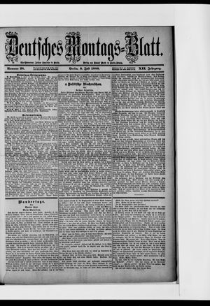 Berliner Tageblatt und Handels-Zeitung vom 09.07.1888