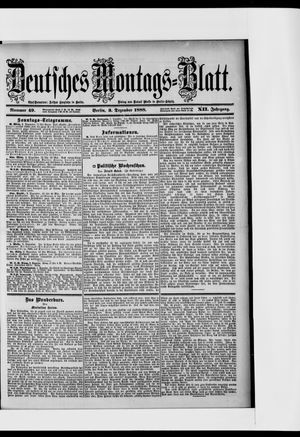 Berliner Tageblatt und Handels-Zeitung vom 03.12.1888