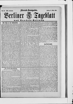 Berliner Tageblatt und Handels-Zeitung vom 21.03.1890