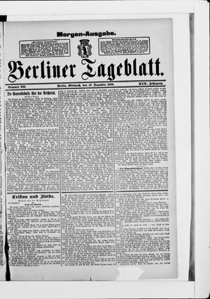 Berliner Tageblatt und Handels-Zeitung vom 10.12.1890