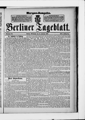 Berliner Tageblatt und Handels-Zeitung on Jan 14, 1891