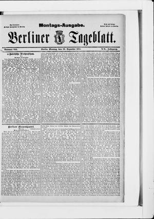 Berliner Tageblatt und Handels-Zeitung vom 28.12.1891