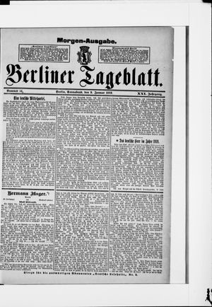 Berliner Tageblatt und Handels-Zeitung vom 09.01.1892