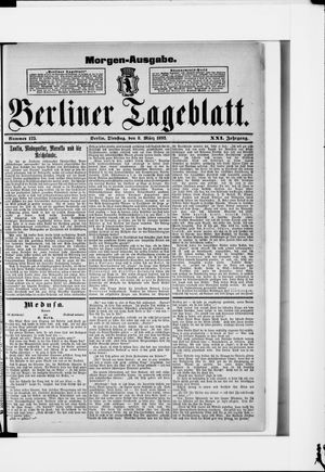 Berliner Tageblatt und Handels-Zeitung vom 08.03.1892