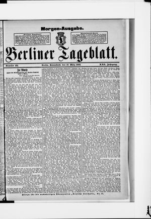 Berliner Tageblatt und Handels-Zeitung vom 12.03.1892