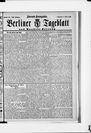 Berliner Tageblatt und Handels-Zeitung vom 12.03.1892