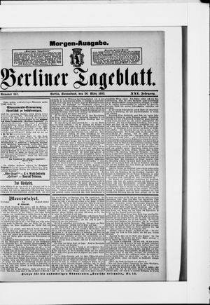 Berliner Tageblatt und Handels-Zeitung vom 26.03.1892