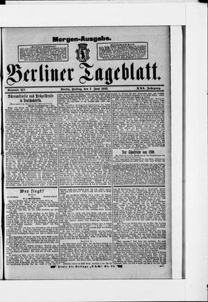 Berliner Tageblatt und Handels-Zeitung vom 03.06.1892