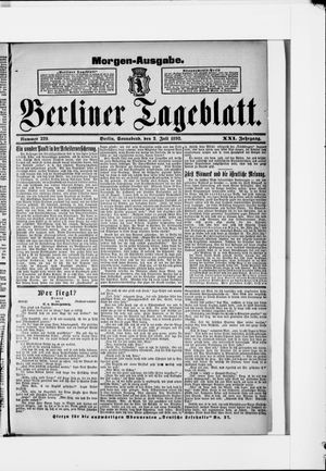 Berliner Tageblatt und Handels-Zeitung vom 02.07.1892