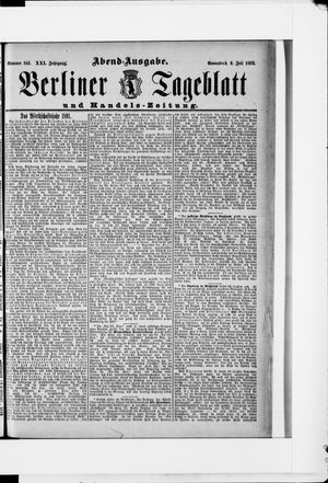 Berliner Tageblatt und Handels-Zeitung vom 09.07.1892