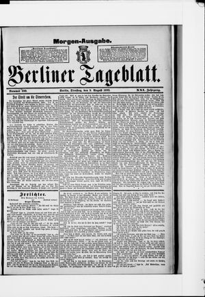 Berliner Tageblatt und Handels-Zeitung on Aug 9, 1892