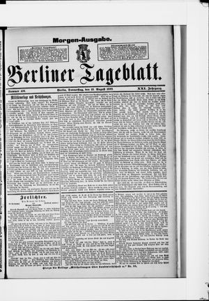 Berliner Tageblatt und Handels-Zeitung vom 18.08.1892