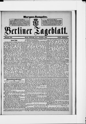 Berliner Tageblatt und Handels-Zeitung vom 07.12.1892