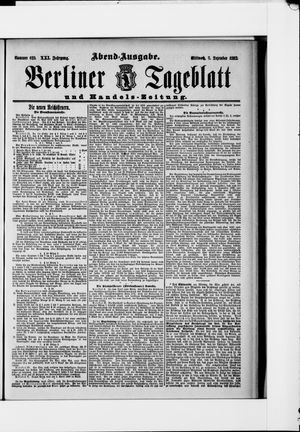 Berliner Tageblatt und Handels-Zeitung vom 07.12.1892