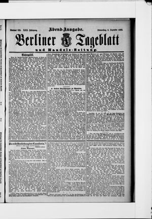 Berliner Tageblatt und Handels-Zeitung vom 08.12.1892