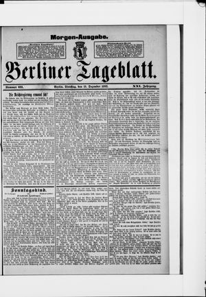 Berliner Tageblatt und Handels-Zeitung vom 13.12.1892
