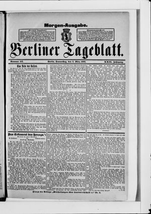 Berliner Tageblatt und Handels-Zeitung vom 02.03.1893