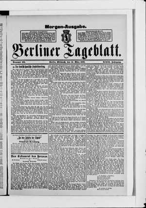 Berliner Tageblatt und Handels-Zeitung vom 15.03.1893