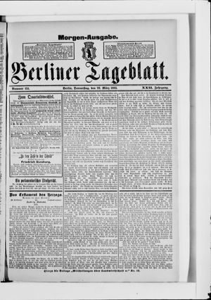 Berliner Tageblatt und Handels-Zeitung on Mar 23, 1893