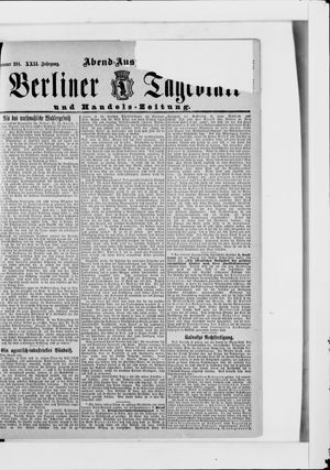 Berliner Tageblatt und Handels-Zeitung vom 10.06.1893