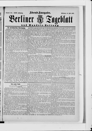 Berliner Tageblatt und Handels-Zeitung vom 19.07.1893