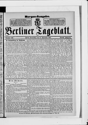 Berliner Tageblatt und Handels-Zeitung vom 14.09.1893