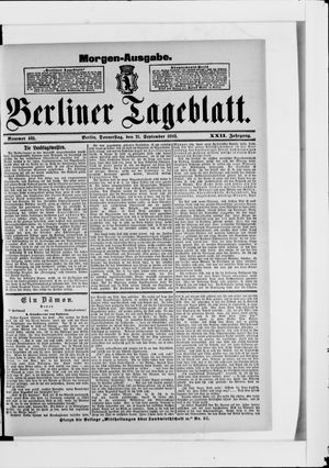 Berliner Tageblatt und Handels-Zeitung vom 21.09.1893