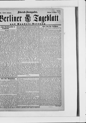 Berliner Tageblatt und Handels-Zeitung vom 02.10.1893
