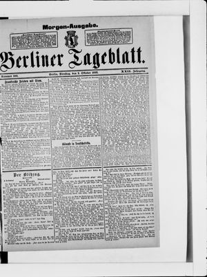 Berliner Tageblatt und Handels-Zeitung vom 03.10.1893