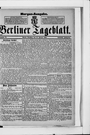 Berliner Tageblatt und Handels-Zeitung vom 16.01.1894