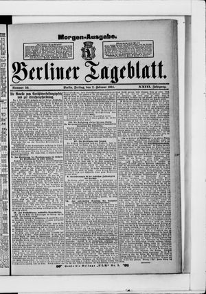 Berliner Tageblatt und Handels-Zeitung vom 02.02.1894