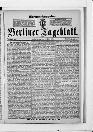 Berliner Tageblatt und Handels-Zeitung vom 30.03.1894