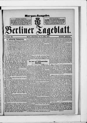 Berliner Tageblatt und Handels-Zeitung on Mar 31, 1894