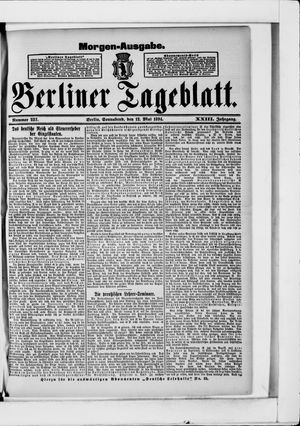 Berliner Tageblatt und Handels-Zeitung vom 12.05.1894