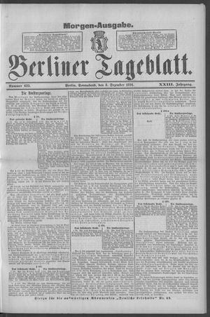 Berliner Tageblatt und Handels-Zeitung vom 08.12.1894