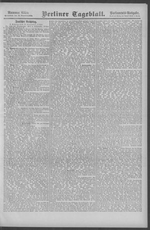 Berliner Tageblatt und Handels-Zeitung on Dec 15, 1894