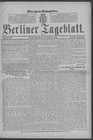 Berliner Tageblatt und Handels-Zeitung on Dec 28, 1894